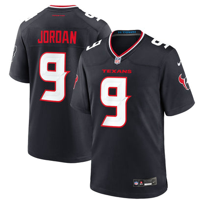 Brevin Jordan 9 Houston Texans Team Game Men Jersey - Navy