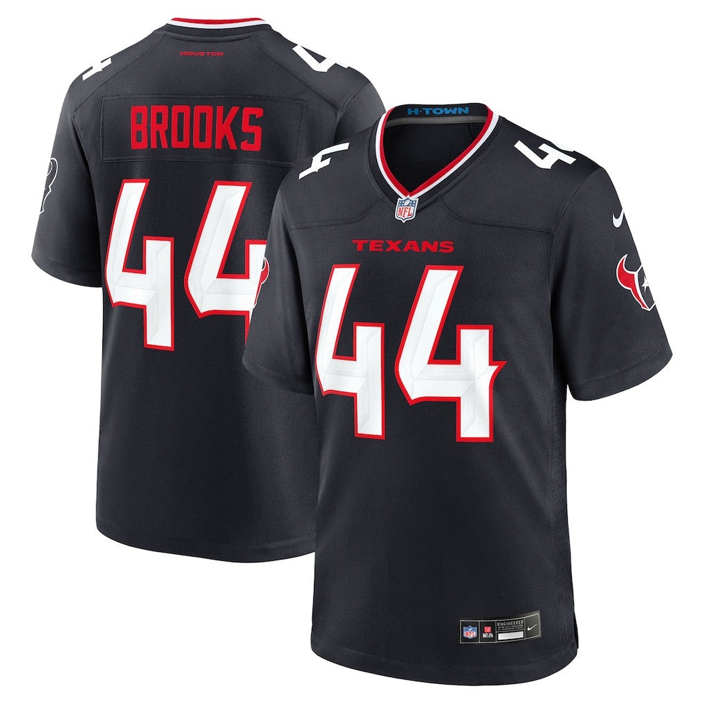 British Brooks 44 Houston Texans Team Game Men Jersey - Navy