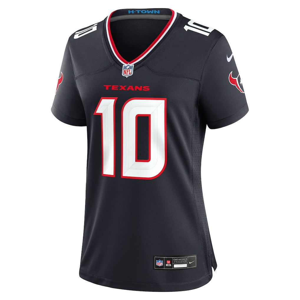 Davis Mills 10 Houston Texans Women's Team Game Jersey - Navy