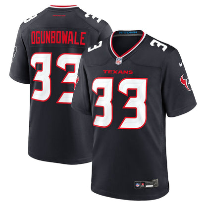 Dare Ogunbowale 33 Houston Texans Team Game Men Jersey - Navy
