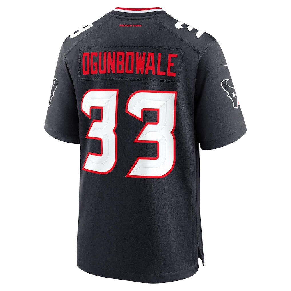 Dare Ogunbowale 33 Houston Texans Team Game Men Jersey - Navy