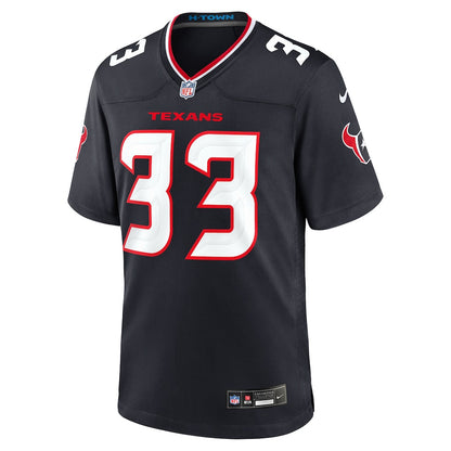 Dare Ogunbowale 33 Houston Texans Team Game Men Jersey - Navy