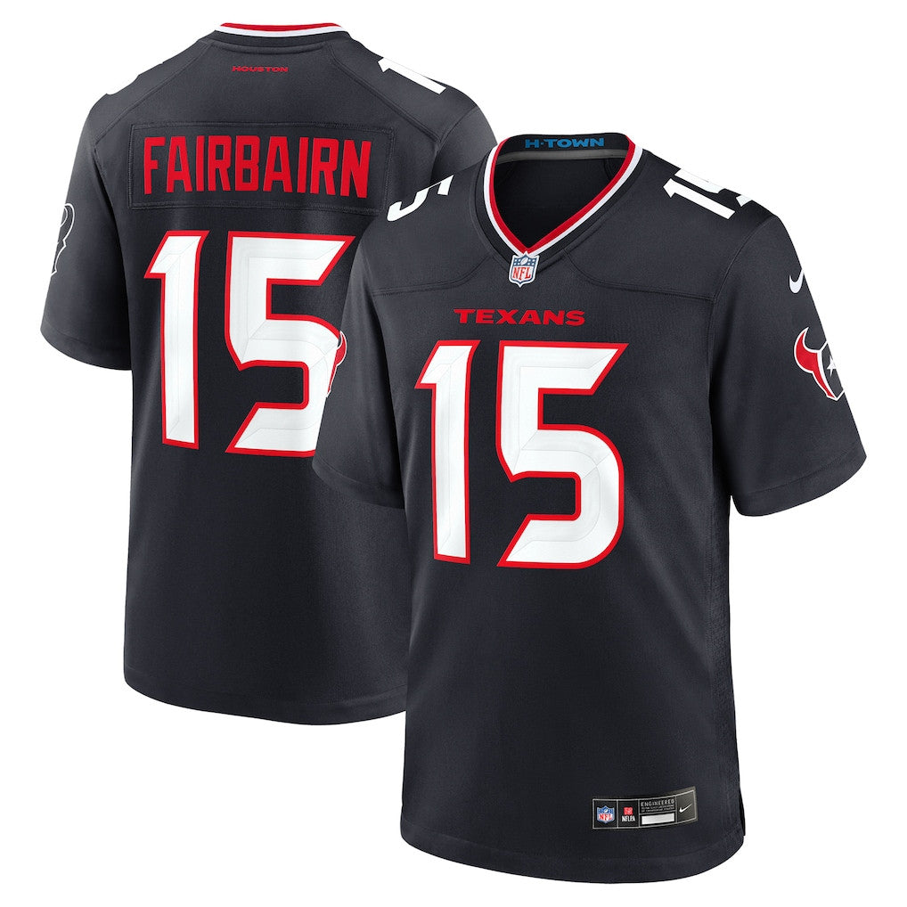 Ka'imi Fairbairn 15 Houston Texans Team Game Men Jersey - Navy