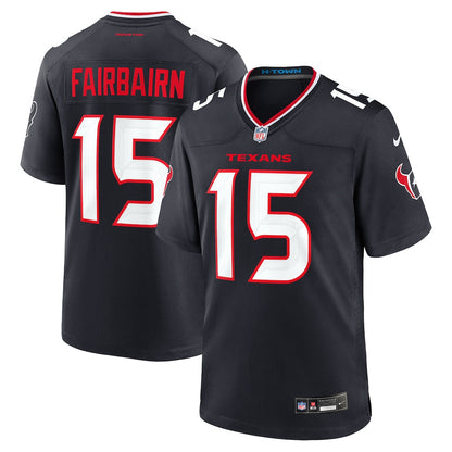 Ka'imi Fairbairn 15 Houston Texans Team Game Men Jersey - Navy