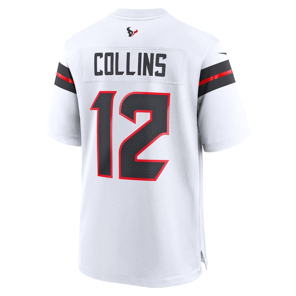 Nico Collins 12 Houston Texans Game Men Jersey - White
