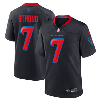 C.J. Stroud 7 Houston Texans 2nd Alternate Game Men Jersey - Navy