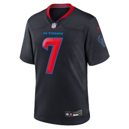 C.J. Stroud 7 Houston Texans 2nd Alternate Game Men Jersey - Navy