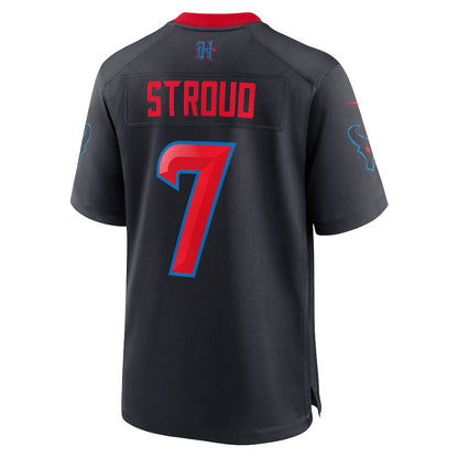 C.J. Stroud 7 Houston Texans 2nd Alternate Game Men Jersey - Navy