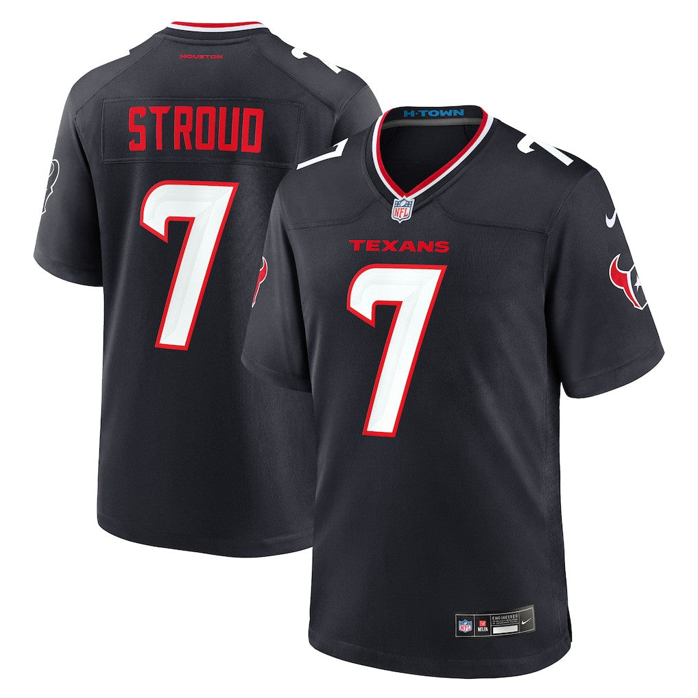 C.J. Stroud 7 Houston Texans Game Men Jersey - Navy