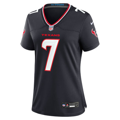 C.J. Stroud 7 Houston Texans Women's Game Jersey - Navy