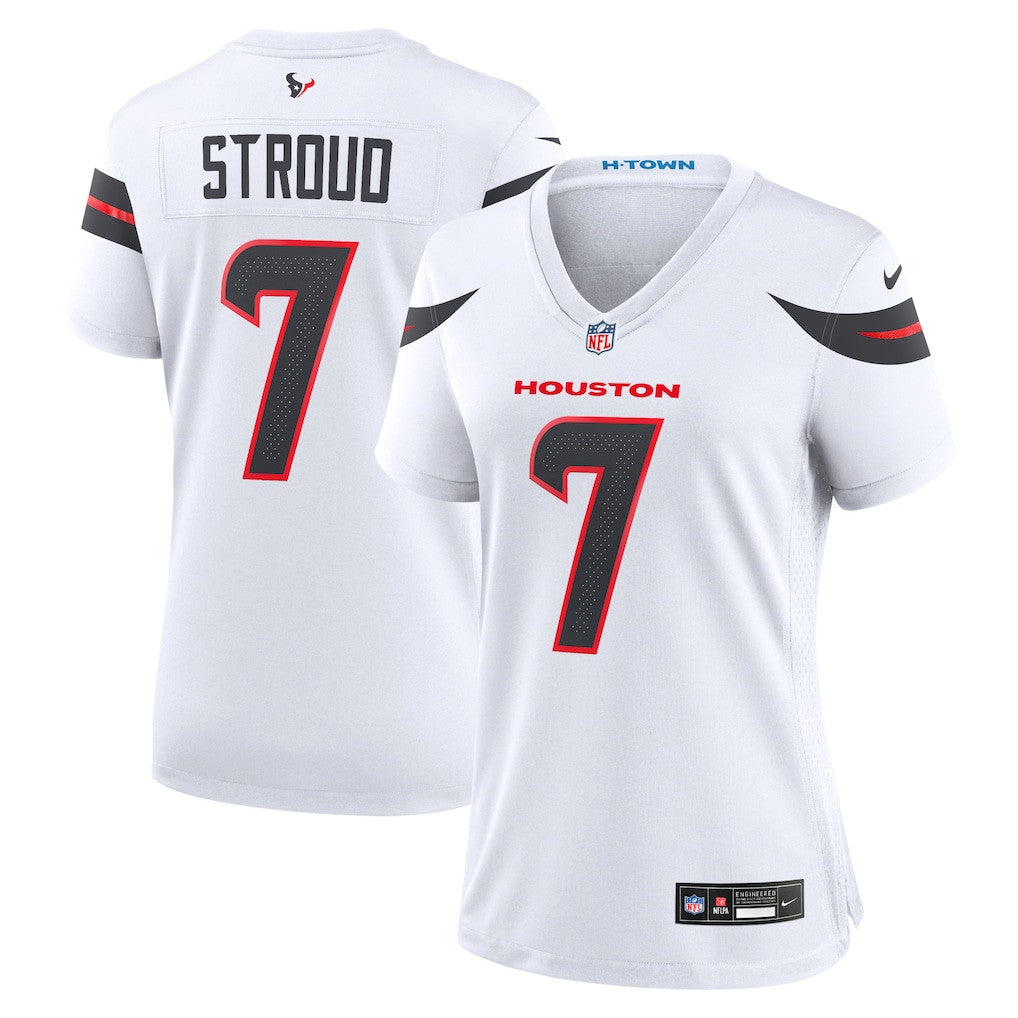 C.J. Stroud 7 Houston Texans Women's Game Jersey - White