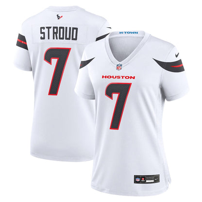 C.J. Stroud 7 Houston Texans Women's Game Jersey - White