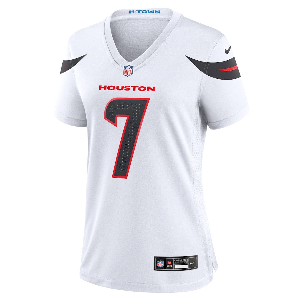 C.J. Stroud 7 Houston Texans Women's Game Jersey - White