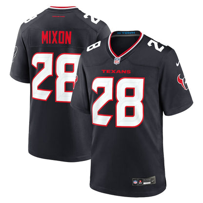 Joe Mixon 28 Houston Texans Game Men Jersey - Navy