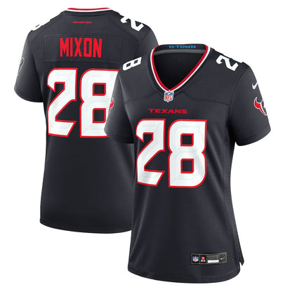 Joe Mixon 28 Houston Texans Women's Game Jersey - Navy