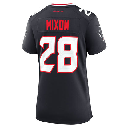 Joe Mixon 28 Houston Texans Women's Game Jersey - Navy