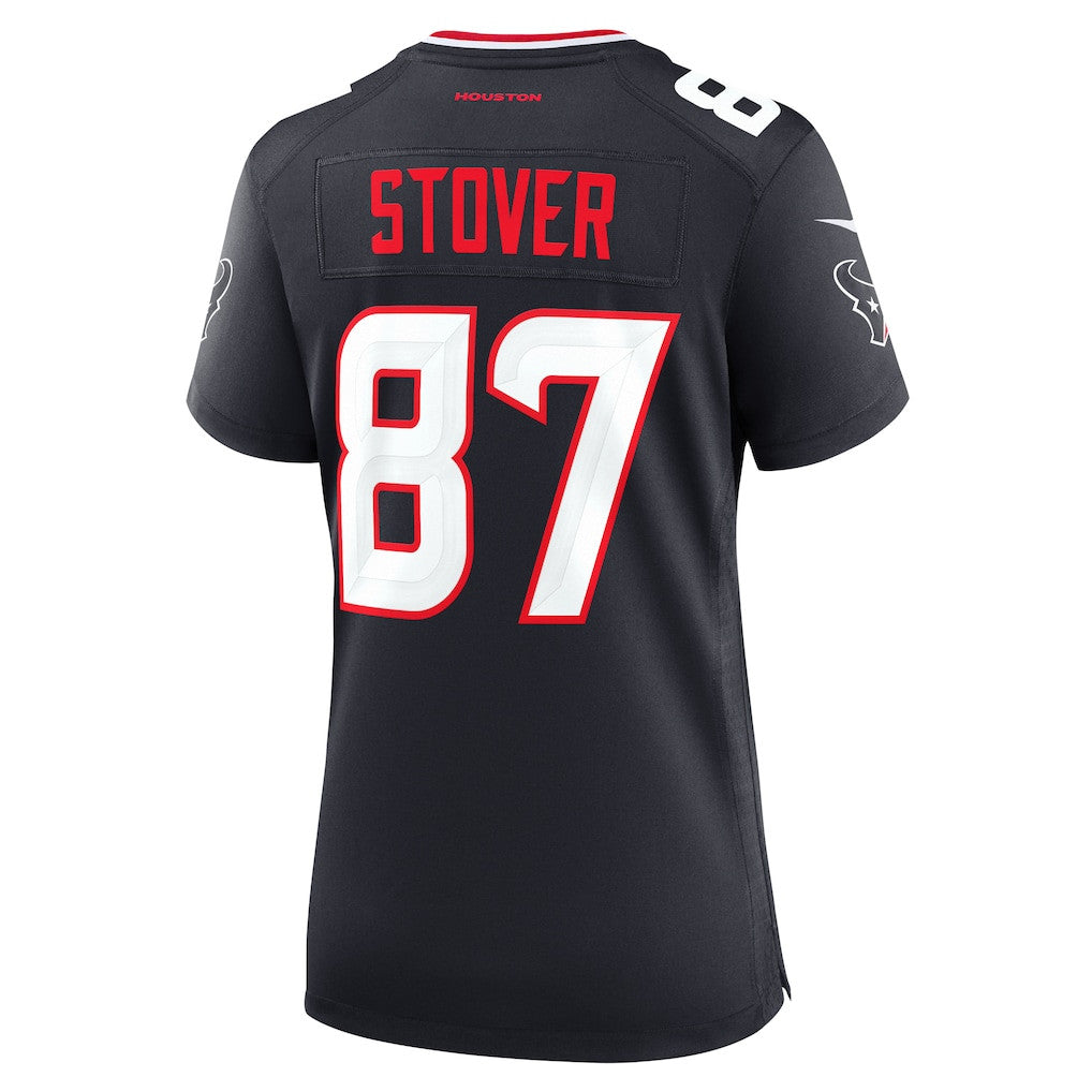 Cade Stover 87 Houston Texans Women's Game Jersey - Navy