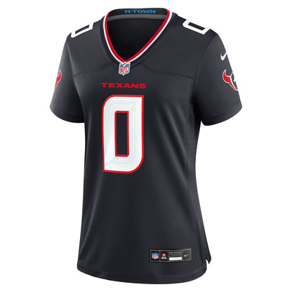 Azeez Al-Shaair 0 Houston Texans Women's Game Jersey - Navy