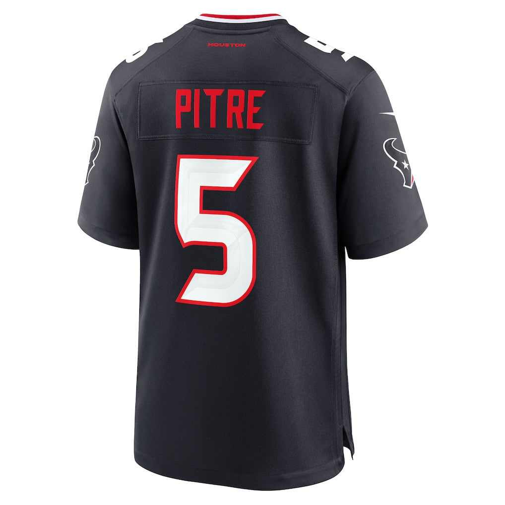Jalen Pitre 5 Houston Texans Game Men Jersey - Navy