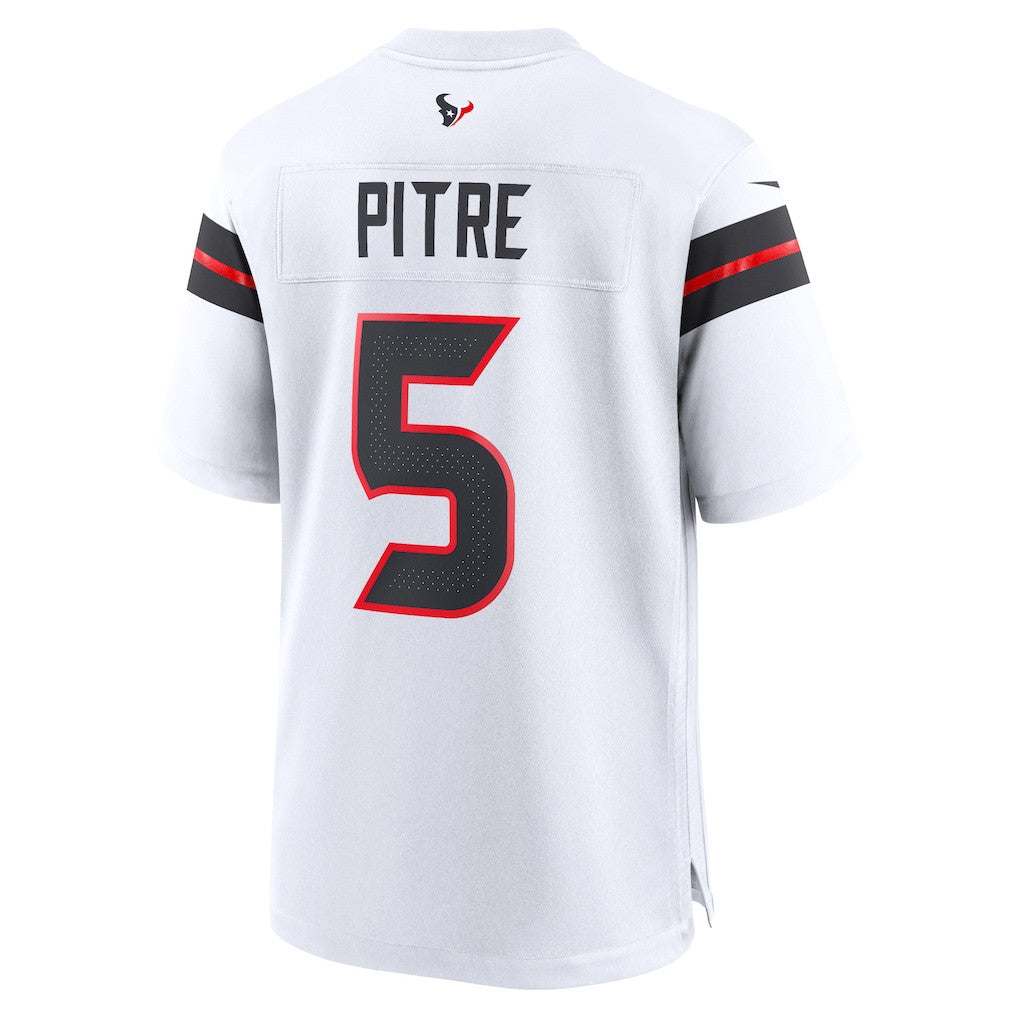 Jalen Pitre 5 Houston Texans Game Men Jersey - White