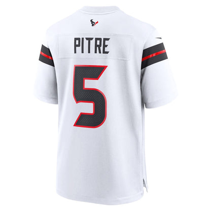 Jalen Pitre 5 Houston Texans Game Men Jersey - White