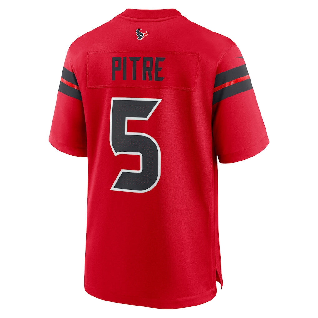 Jalen Pitre 5 Houston Texans Alternate Game Men Jersey - Red