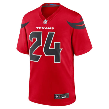 Derek Stingley Jr. 24 Houston Texans Alternate Game Men Jersey - Red