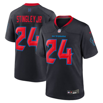 Derek Stingley Jr. 24 Houston Texans 2nd Alternate Game Men Jersey - Navy