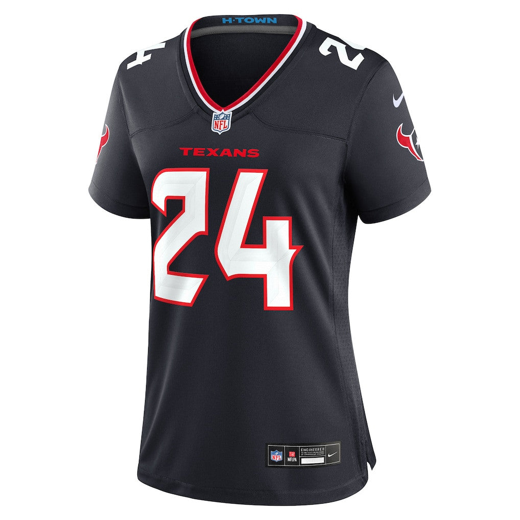 Derek Stingley Jr. 24 Houston Texans Women's Game Jersey - Navy