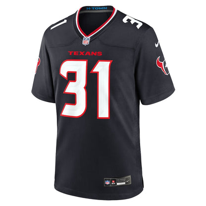 Dameon Pierce 31 Houston Texans Game Men Jersey - Navy