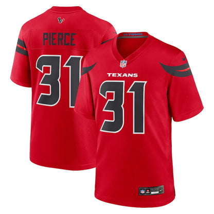 Dameon Pierce 31 Houston Texans Alternate Game Men Jersey - Red