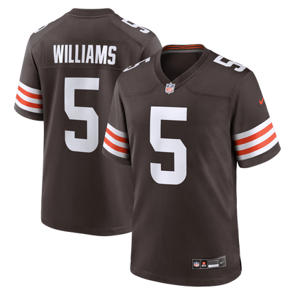 Quincy Williams 5 Cleveland Browns Team Game Men Jersey - Brown