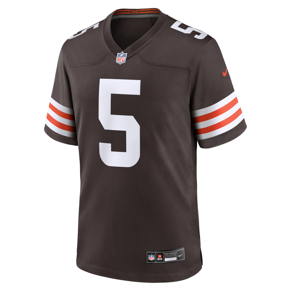 Quincy Williams 5 Cleveland Browns Team Game Men Jersey - Brown