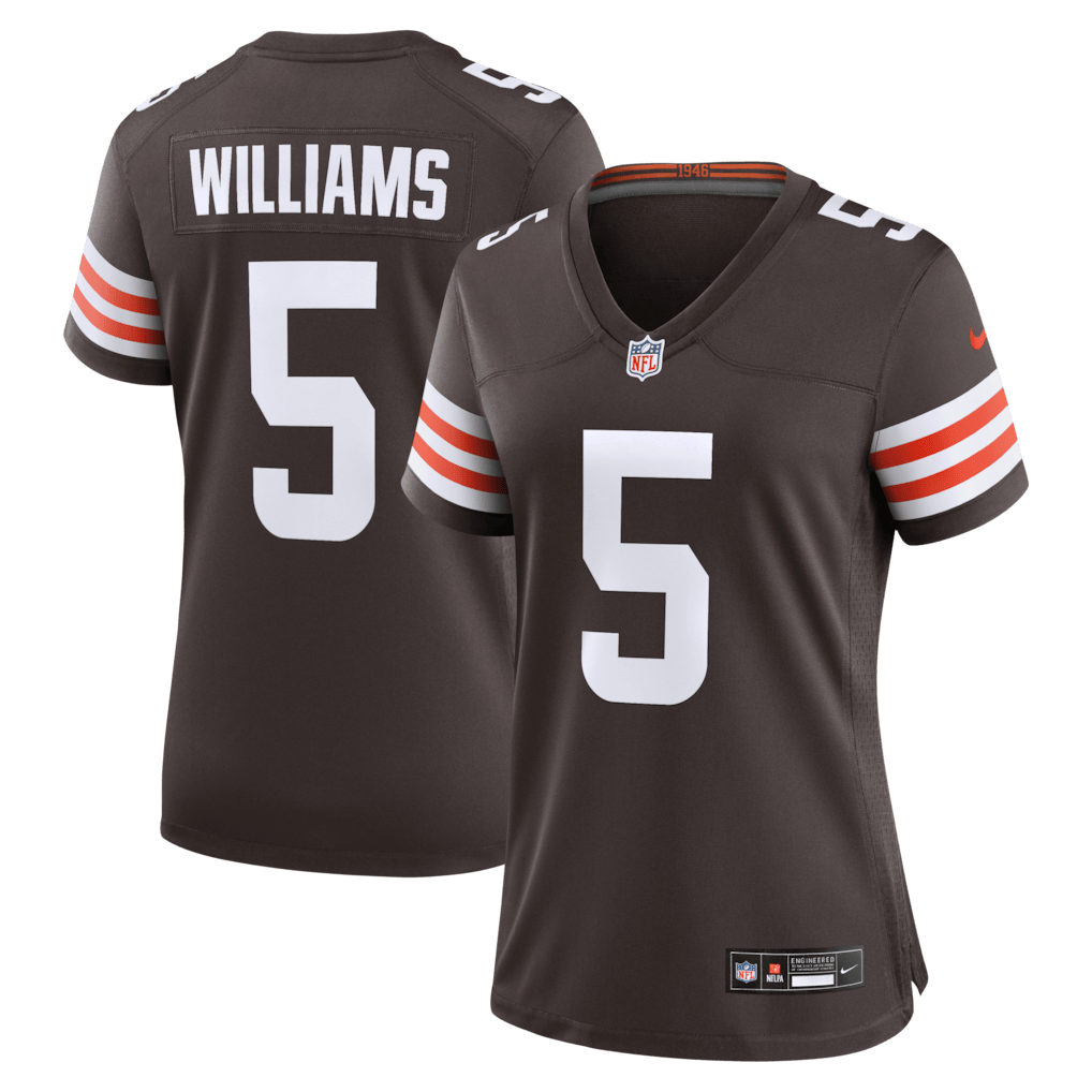 Quincy Williams 5 Cleveland Browns Women's Team Game Jersey - Brown