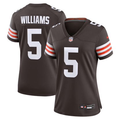Quincy Williams 5 Cleveland Browns Women's Team Game Jersey - Brown