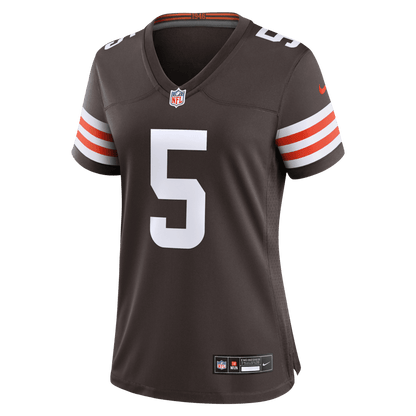 Quincy Williams 5 Cleveland Browns Women's Team Game Jersey - Brown