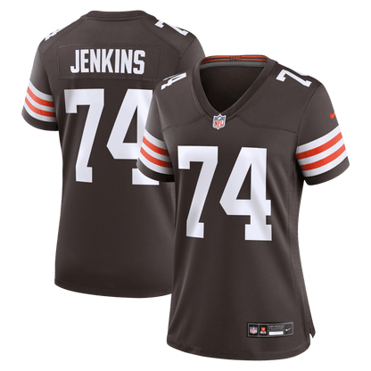 Elgton Jenkins 74 Cleveland Browns Women's Team Game Jersey - Brown