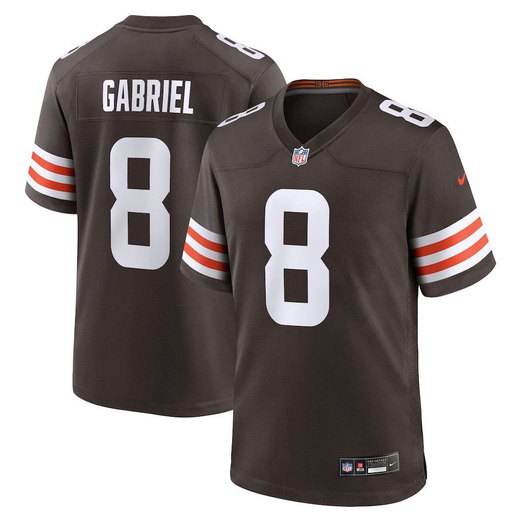 Dillon Gabriel 8 Cleveland Browns Team Game Men Jersey - Brown