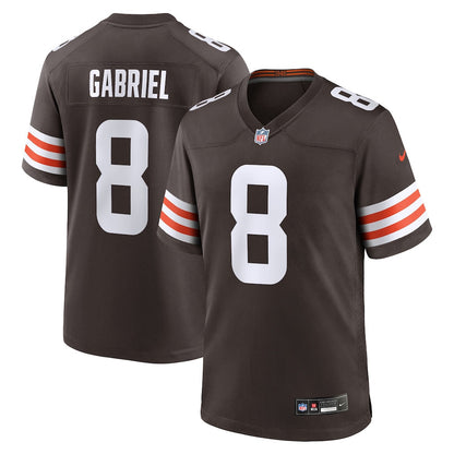 Dillon Gabriel 8 Cleveland Browns Team Game Men Jersey - Brown