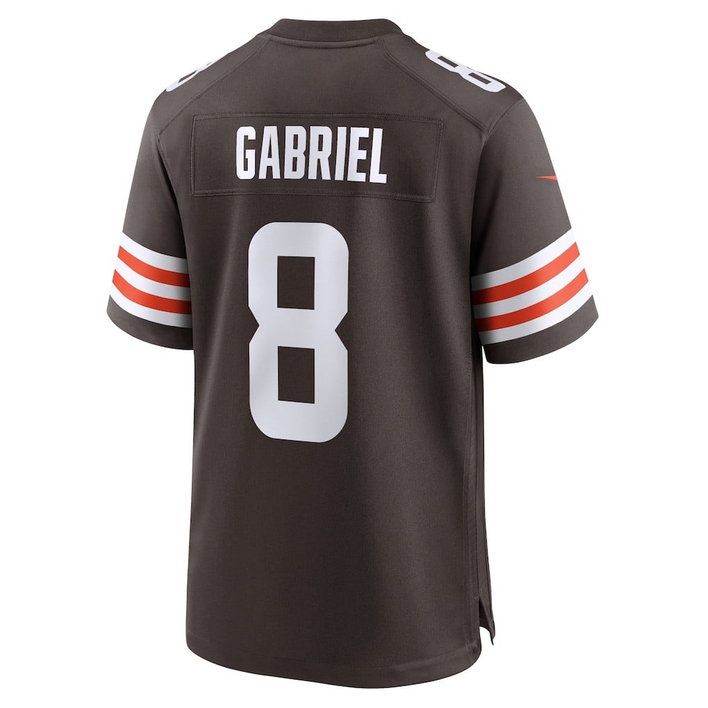 Dillon Gabriel 8 Cleveland Browns Team Game Men Jersey - Brown