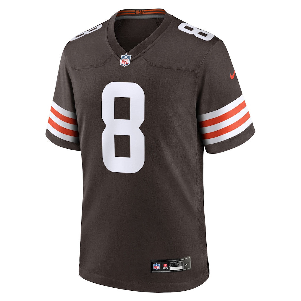 Dillon Gabriel 8 Cleveland Browns Team Game Men Jersey - Brown