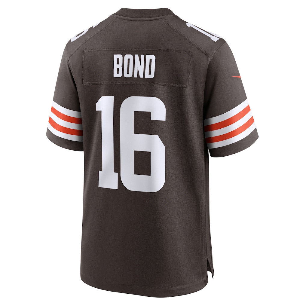 Isaiah Bond 16 Cleveland Browns Team Game Men Jersey - Brown