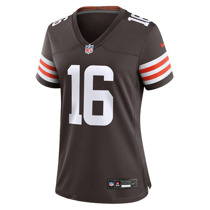 Isaiah Bond 16 Cleveland Browns Women's Team Game Jersey - Brown
