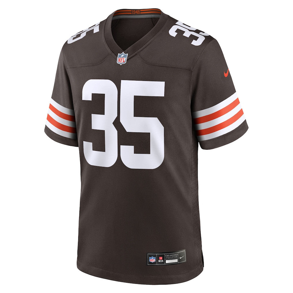 Raheim Sanders 35 Cleveland Browns Team Game Men Jersey - Brown
