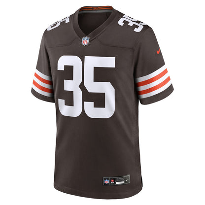 Raheim Sanders 35 Cleveland Browns Team Game Men Jersey - Brown