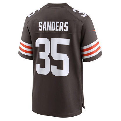 Raheim Sanders 35 Cleveland Browns Team Game Men Jersey - Brown