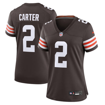 DeAndre Carter 2 Cleveland Browns Women's Team Game Jersey - Brown