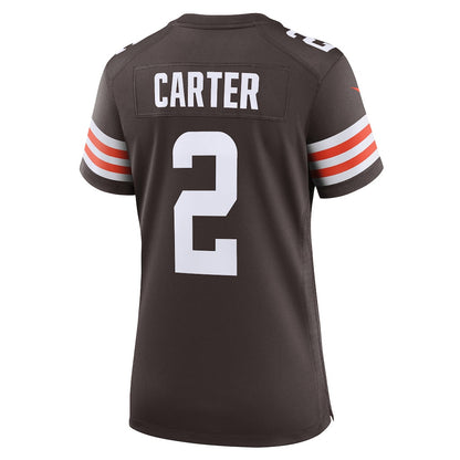 DeAndre Carter 2 Cleveland Browns Women's Team Game Jersey - Brown
