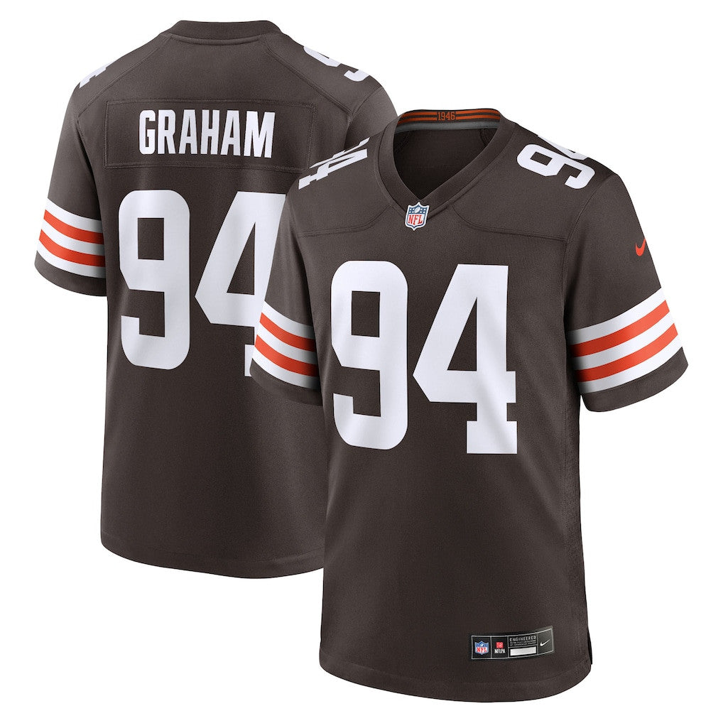 Mason Graham 94 Cleveland Browns Team Game Men Jersey - Brown