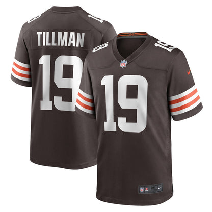 Cedric Tillman 19 Cleveland Browns Team Game Men Jersey - Brown